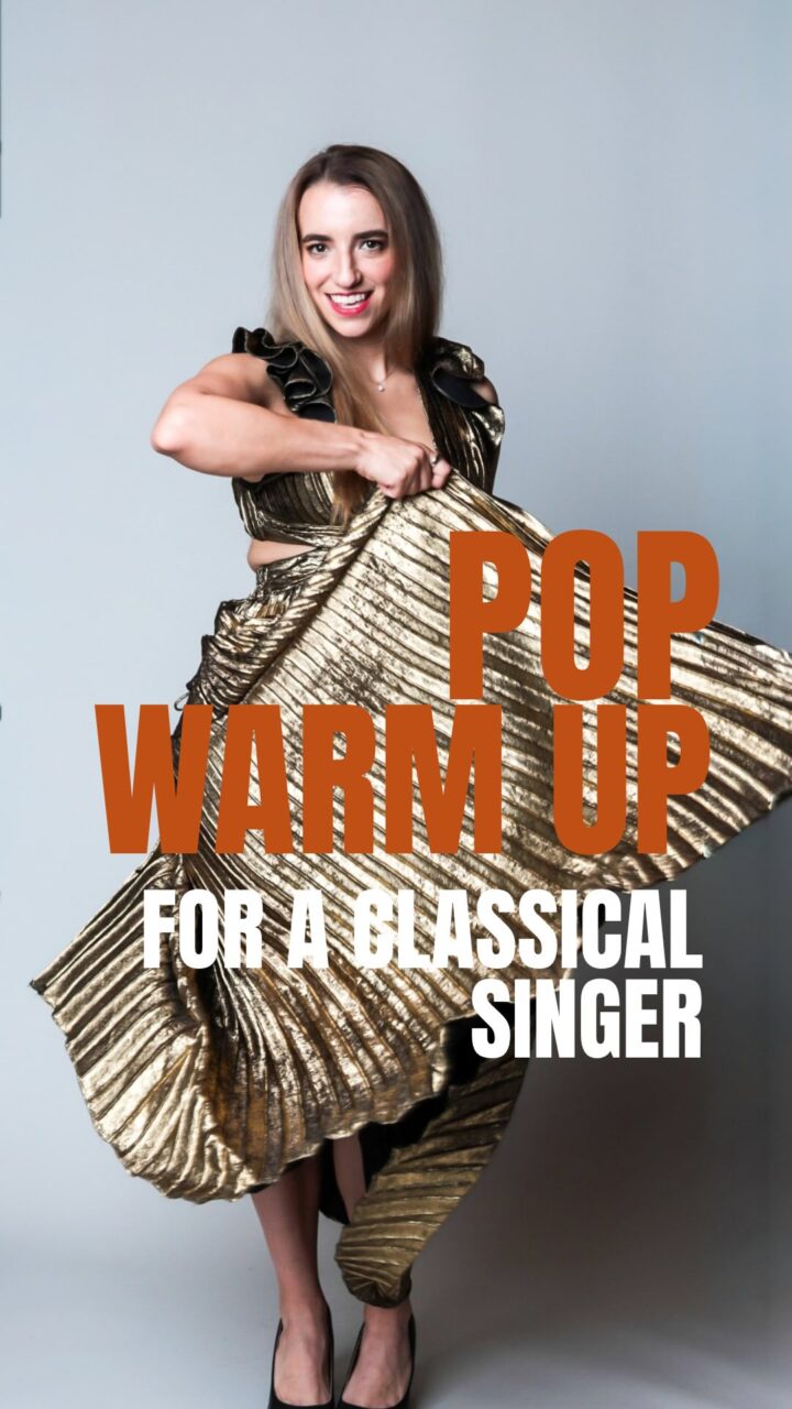 How I warm up my voice for pop gigs as an opera singer (heatless curls optional but recommended):…